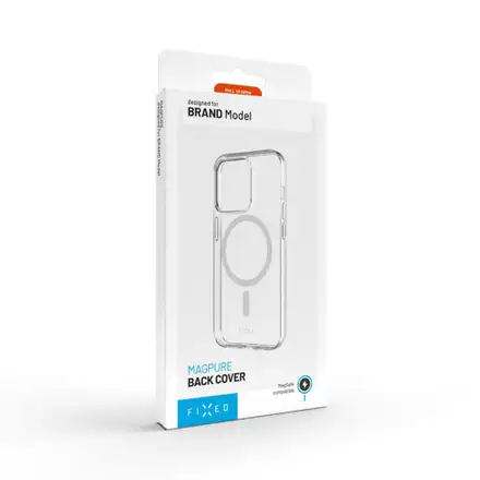 FIXED kryt MagPure s podporou Magsafe pro Apple iPhone 16, čirý