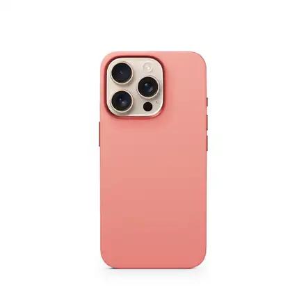 Epico Mag+ Silicone Case Pro iPhone 16 Pro - broskvově růžová
