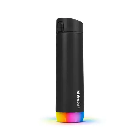 HidrateSpark-nerezová chytrá lahev, 620 ml, Bluetooth tracker, černá * Rozbaleno *