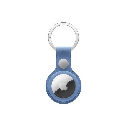 Apple AirTag FineWoven Key Ring-Wildflower Blue