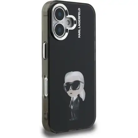 Karl Lagerfeld IML Aquarelle Karl kryt iPhone 16 černý