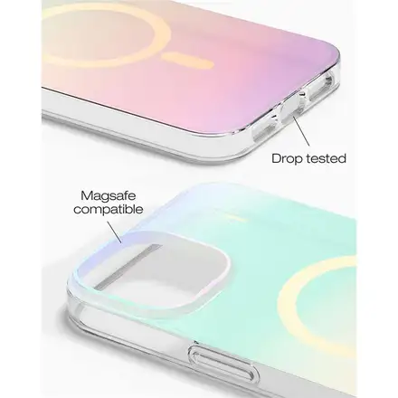 iDeal Fashion Clear Case MagSafe iPhone 13/14/15 Shimmer