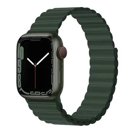 Devia řemínek Deluxe Series Sport3 Silicone Magnet Band 44/45/46mm - Sequoia