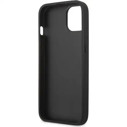 Guess PU 4G Metal Logo kryt iPhone 14 hnědý