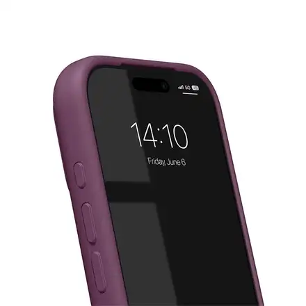 iDeal Fashion Soft Swirl Silicone Case MagSafe iPhone 17 Pro/18 Pro Velvet Plum