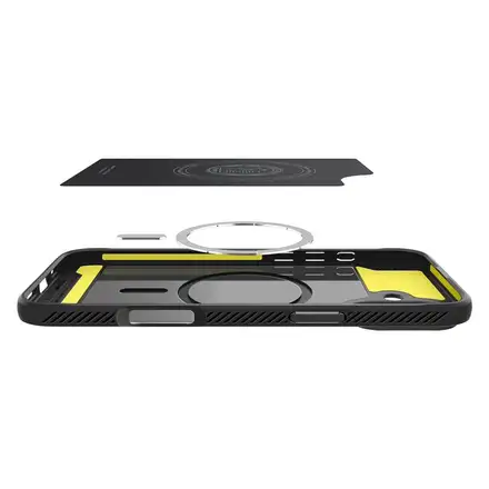 Spigen kryt Rugged Armor MagSafe pro iPhone 16 - Matte Black