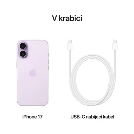 iPhone 17 256GB Levandulová