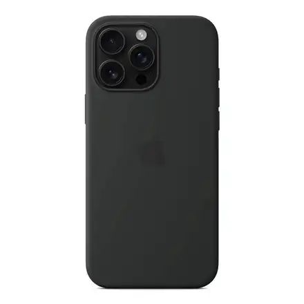 iPhone 16 Pro Max Silicone Case with MagSafe - Černá