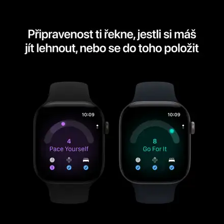 Apple Watch Series 12 GPS 42mm Dark Bronze Aluminium Case with Olive Sport Band - M/L