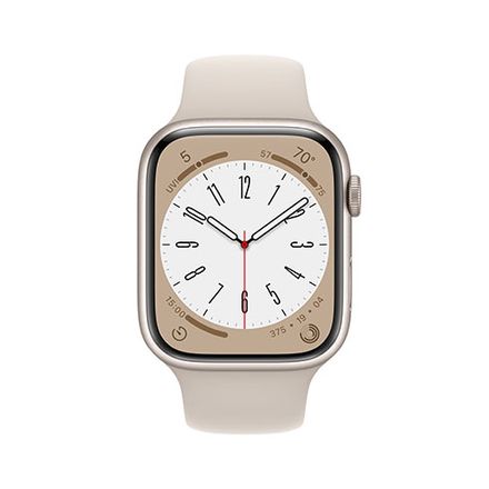 Apple Watch Series 8 GPS 45mm Hvězdně bílý hliník *Použitý s DPH – Třída B*