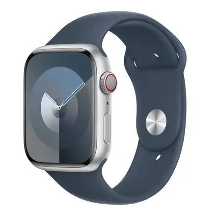 Apple Watch 45mm Storm Blue Sport Band-M/L