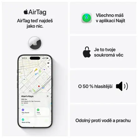 Apple AirTag (2. generace) 1ks