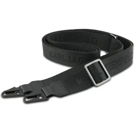 Karl Lagerfeld Saffiano Crossbody Popruh Metal Karl and Choupette kryt iPhone 17 Pro černý