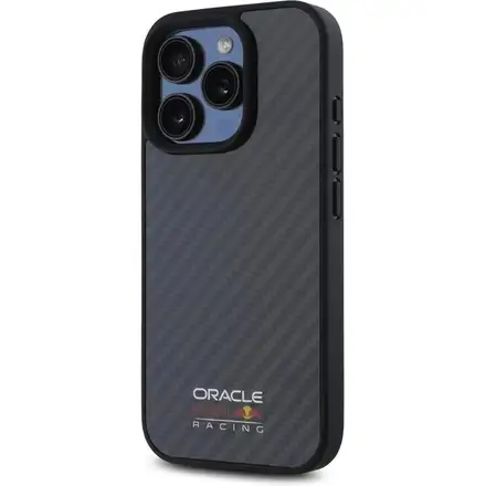 Red Bull Carbon Shiny MagSafe Zadní Kryt pro iPhone 16 Pro Max černý