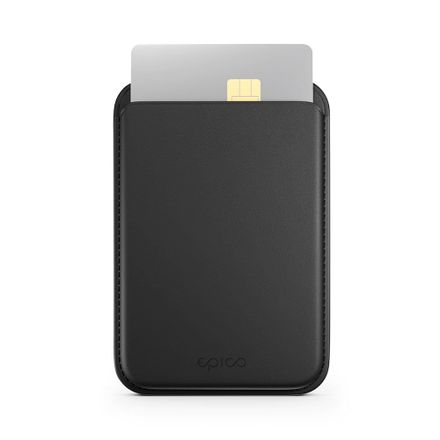 Epico Mag+ Leather Wallet - černá