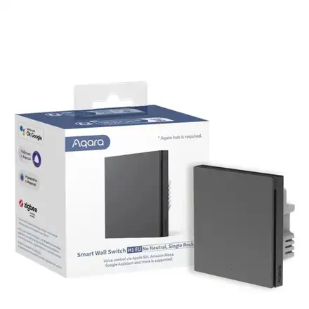 Aqara Smart Nastěnný vypínač H1 bez Připojení Neutrálního vodiče - šedá