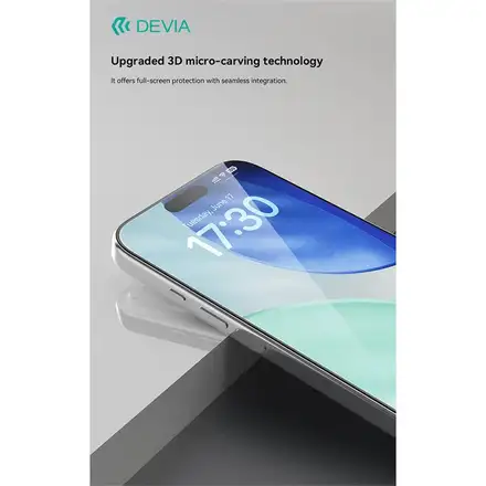 Devia ochranné sklo Star Series pro iPhone 17 Pro Max (10pcs)- Black Frame