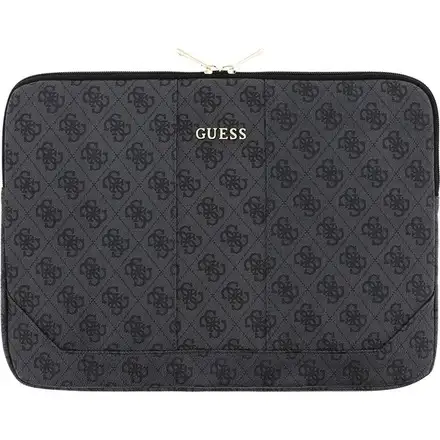 Guess PU Leather 4G Pouzdro na MacBook 13" šedé