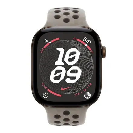 Apple Watch 46mm Pavement Grey Nike Sport Band-S/M
