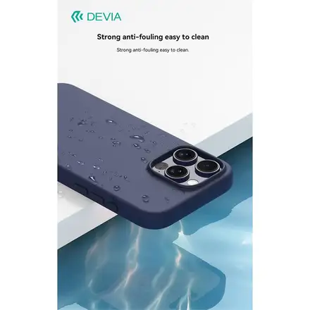 Devia kryt Nature Series Silicone Magnetic Case pro iPhone 16 - Black