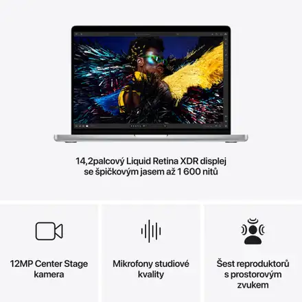 MacBook Pro 14" Apple M4 Max 14core CPU 32core GPU 36GB 1TB Stříbrný CZ