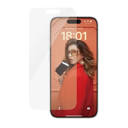 PanzerGlass ochranné sklo Classic Fit pro iPhone 15 Pro-Clear