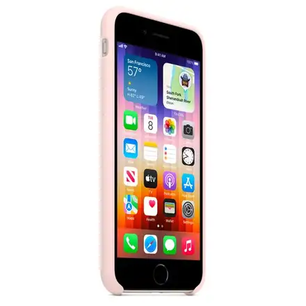 Apple iPhone SE/8/7 Silicone Case-Chalk Pink