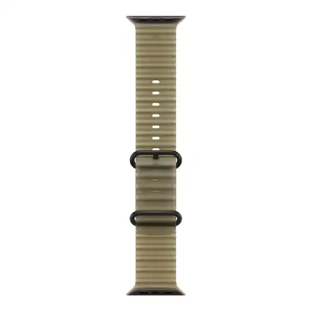Apple Watch 49mm Translucent Kelp Ocean Band-Black Titanium Finish