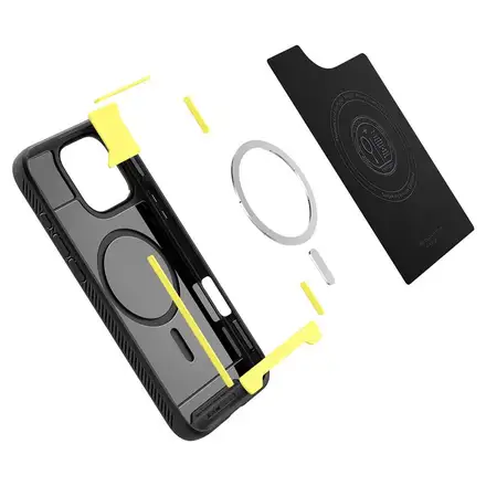 Spigen kryt Rugged Armor MagSafe pro iPhone 16 Pro - Matte Black