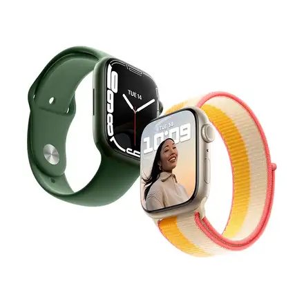 Apple Watch Series 7 GPS, 45mm Modrý hliník *Třída C*