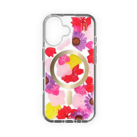 iDeal Fashion Clear Case MagSafe iPhone 16 Tropical Floral