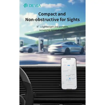 Devia držák do auta Magic Clip Car Back Seat Tablet Bracket - Black