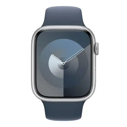 Apple Watch 45mm Storm Blue Sport Band-M/L