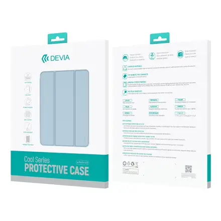 Devia pouzdro Cool Series Protective Case pro iPad 10.2" 2019/2020/2021 - Blue