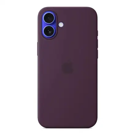 iPhone 16 Plus Silicone Case with MagSafe - Švestková