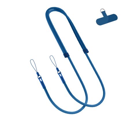 Spello Rope Crossbody Strap - modrá