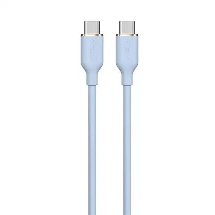 Devia kabel USB-C to USB-C Jelly Series Silicone Cable 1.2m - Blue