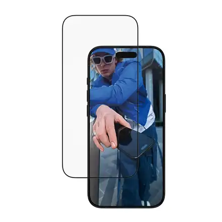 PanzerGlass ochranné sklo UWF pro iPhone Air - Black Frame