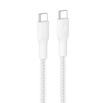Belkin kabel Boost Charge Pro USB-C to USB-C 240W 3m - bílý