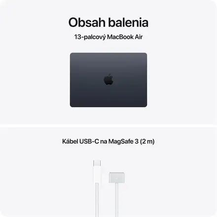 EDU MacBook Air 13" Apple M5 10core CPU 8core GPU 16GB 512GB Temně inkoustový CZ