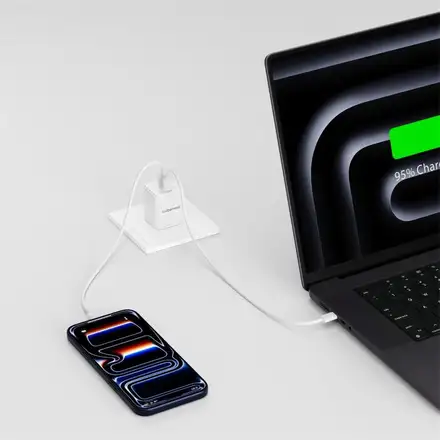 Cubenest PD GaN Nano adaptér 2x USB-C 100W - bílá
