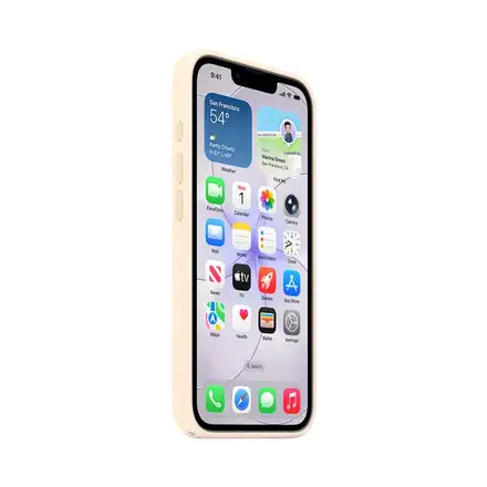 iPhone 17e Silikonový kryt s MagSafe – Vanilkový