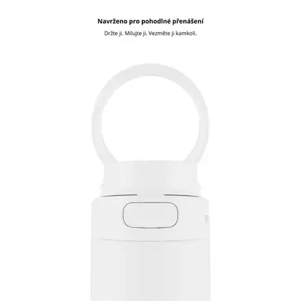 HidrateSpark PRO 2 - chytrá lahev s brčkem, 621 ml, bílá