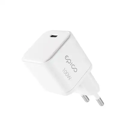 Epico UltraBoost Micro AVS GaN 100W dynamický síťový adaptér EA100b - bílá