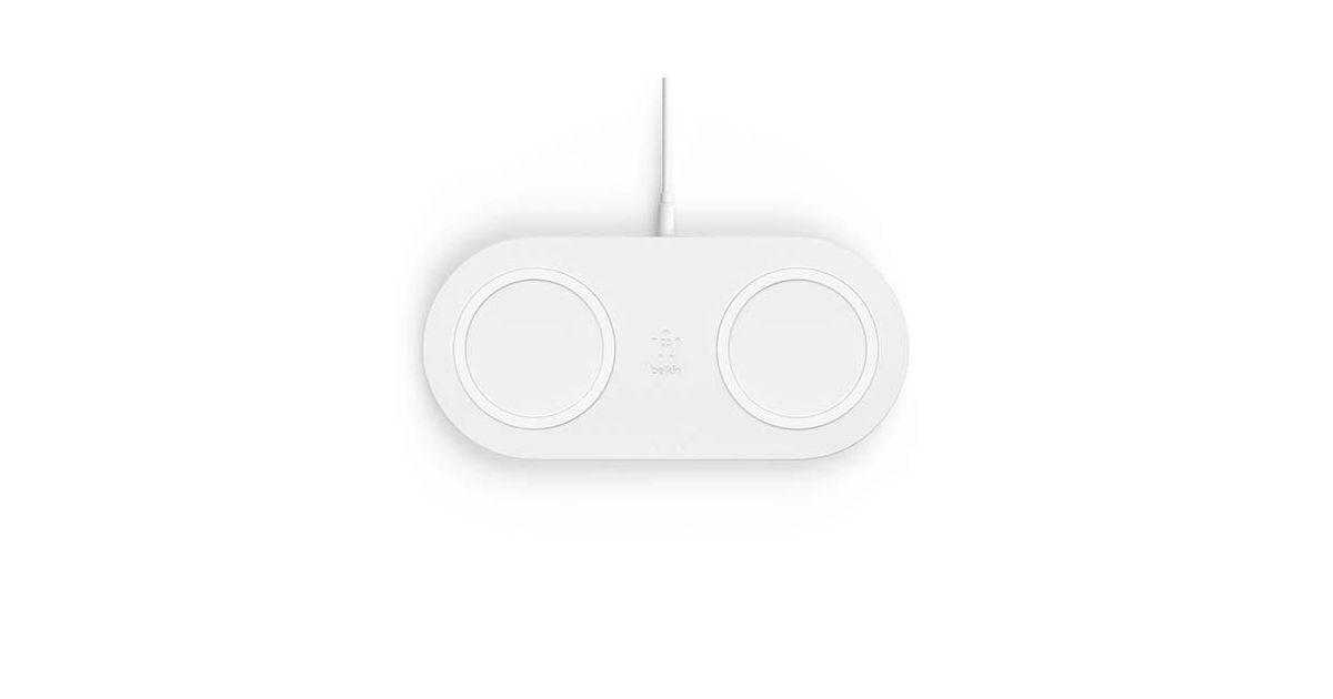 Belkin Boost Charge Dual Wireless Charging Pads 10W-White | iStores ...