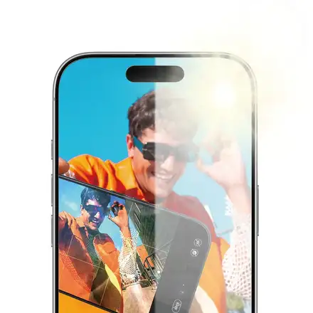 PanzerGlass ochranné sklo Anti-Reflective Armor pro iPhone 17/16 Pro-Black Frame