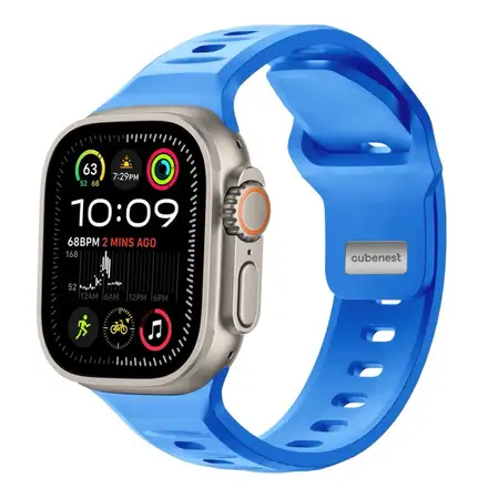 Cubenest sportovní řemínek pro Apple Watch 49/46/45/44/42 mm - modrý