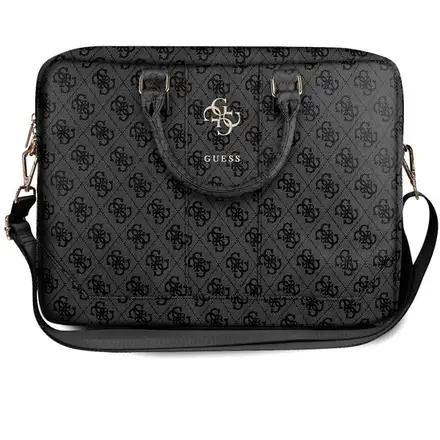 Guess PU 4G Metal Logo Brašna na MacBook 15/16" šedá