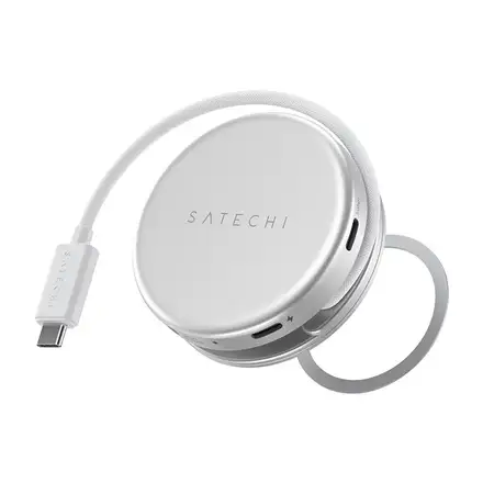 Satechi USB-C Hub OntheGo 5-in-1 Multiport Adapter - Silver
