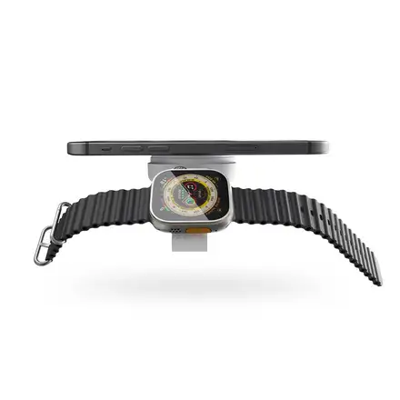 ZENS 2-in-1 MagSafe + Watch travel charger - White